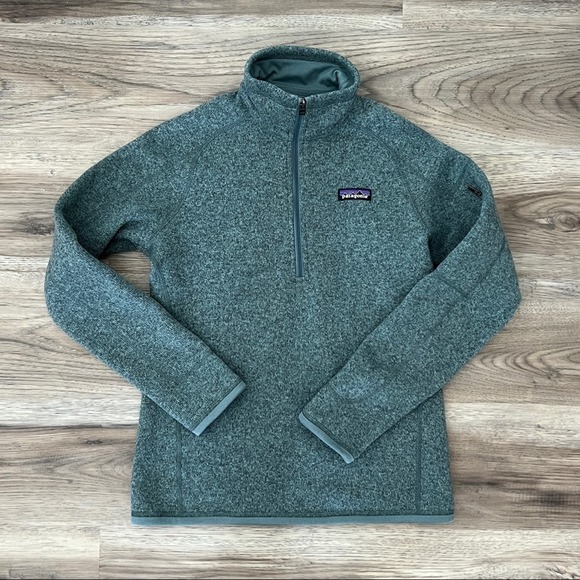 Patagonia Sweaters - Patagonia Better Sweater Quarter Zip Pullover Berlin Blue sz S small